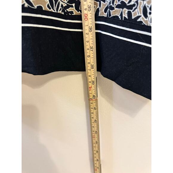 J. Jill Womens Wearever Tan/Black 3/4 Sleeve Stretch Cooling Shift Dress Small - Picture 7 of 7